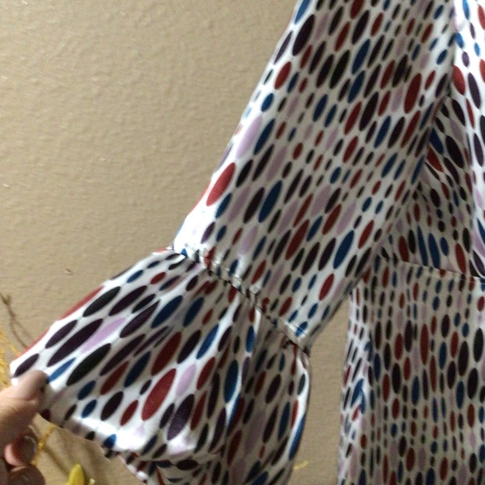 NEWT VIOLET AND CLAIR BLOUSE - Picture 8 of 15